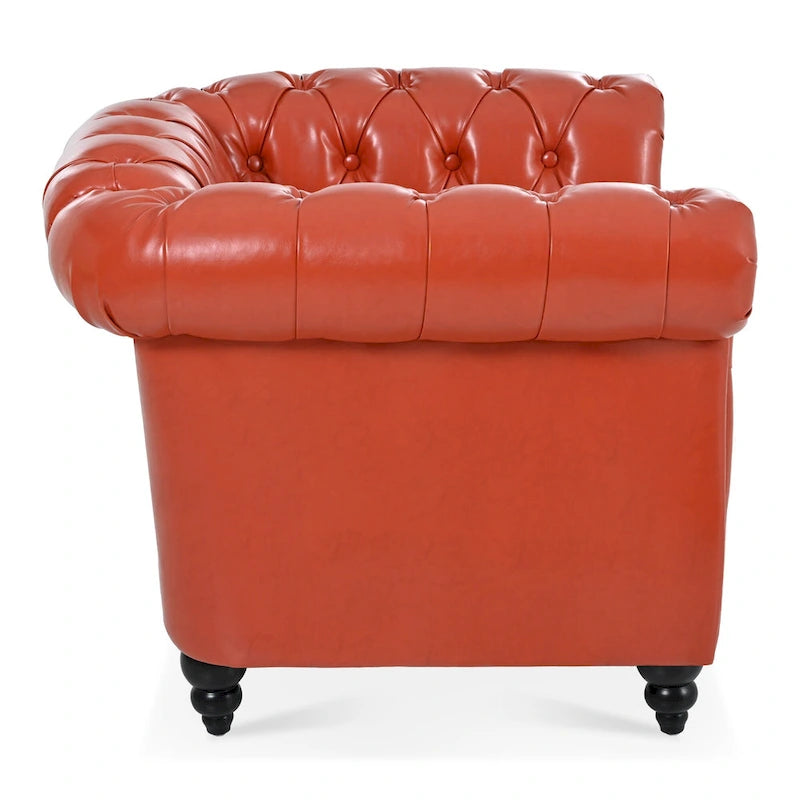 Christopher Knight Home - Poltrona Chesterfield Winston in Pelle Sintetica 13
