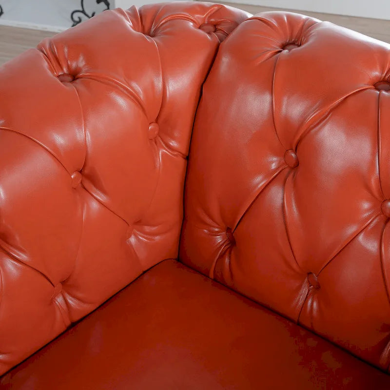 Christopher Knight Home - Poltrona Chesterfield Winston in Pelle Sintetica 20