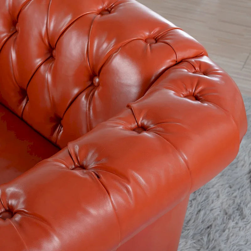 Christopher Knight Home - Poltrona Chesterfield Winston in Pelle Sintetica 21