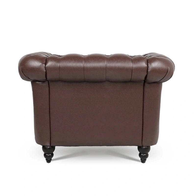Christopher Knight Home - Poltrona Chesterfield Winston in Pelle Sintetica 27