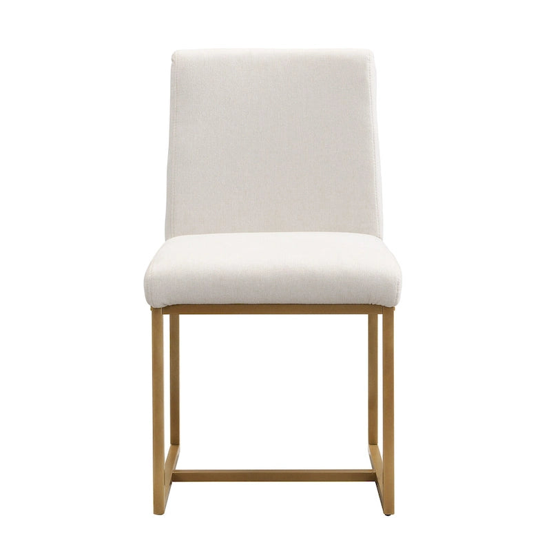 GDFStudio - Set da pranzo rettangolare moderno Carter con tavolo in finto marmo e sei sedie imbottite 19