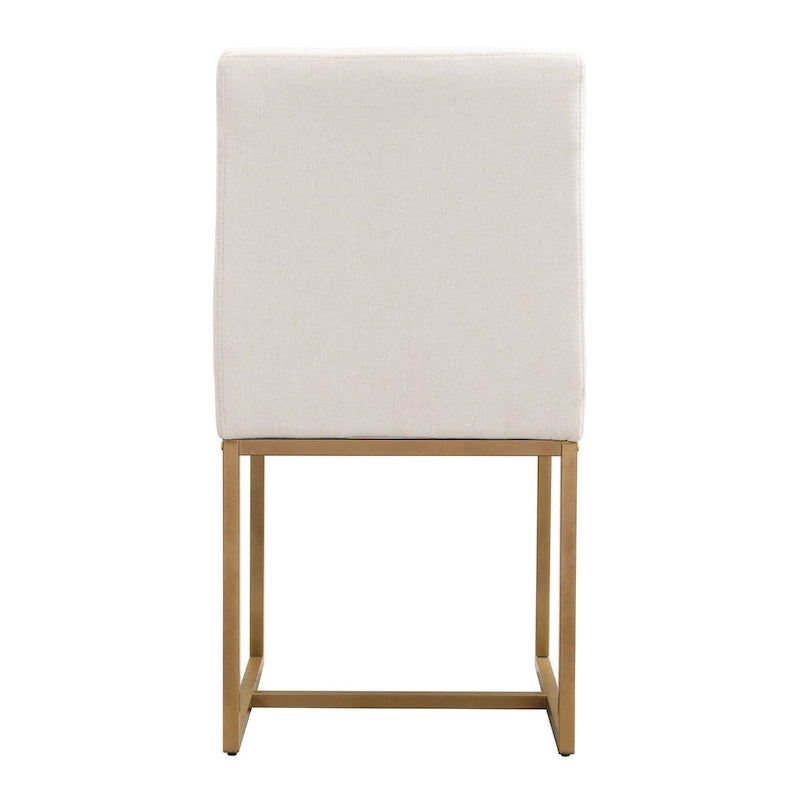 GDFStudio - Set da pranzo rettangolare moderno Carter con tavolo in finto marmo e sei sedie imbottite 20