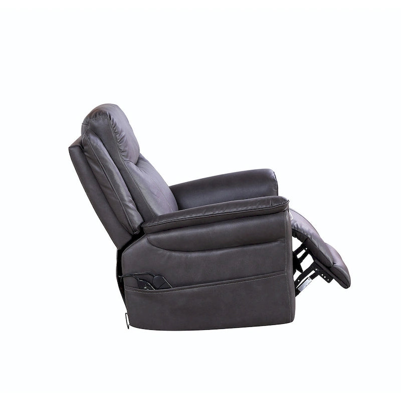 Christopher Knight Home - Harrison Soft Power Swivel Rocker Recliner with Heating & Massage, Pillow Top Arms, for Living Spaces 9