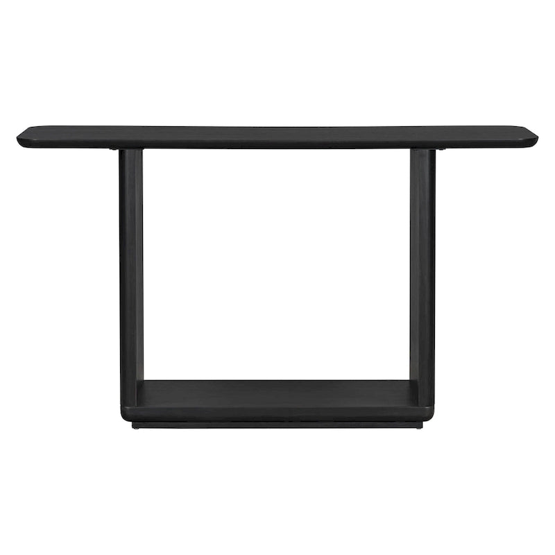 Christopher Knight Home - Tavolino Consolle Minimalista Elegante Mirod con Angoli Curvi e Base a U 4