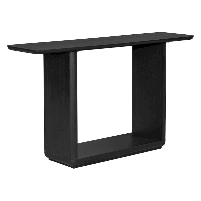 Christopher Knight Home - Tavolino Consolle Minimalista Elegante Mirod con Angoli Curvi e Base a U 5