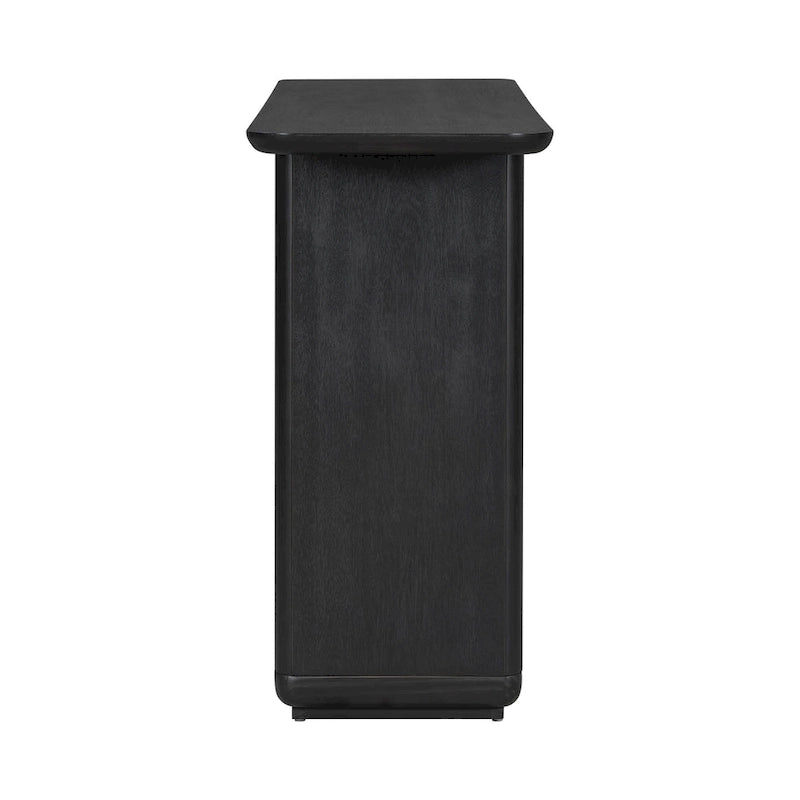 Christopher Knight Home - Tavolino Consolle Minimalista Elegante Mirod con Angoli Curvi e Base a U 6