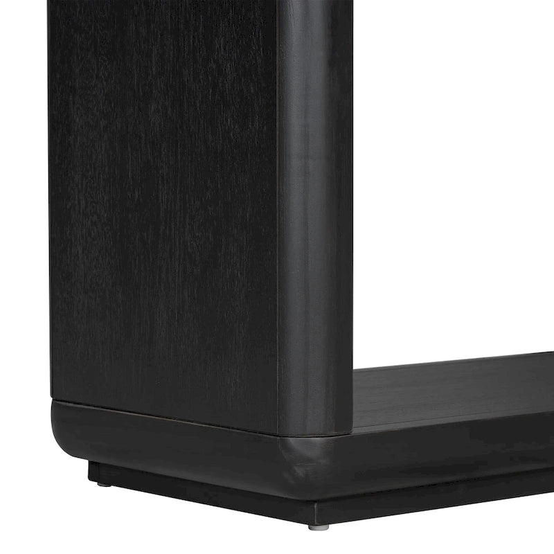 Christopher Knight Home - Tavolino Consolle Minimalista Elegante Mirod con Angoli Curvi e Base a U 8