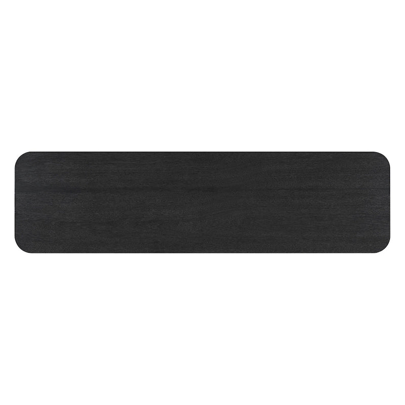 Christopher Knight Home - Tavolino Consolle Minimalista Elegante Mirod con Angoli Curvi e Base a U 9