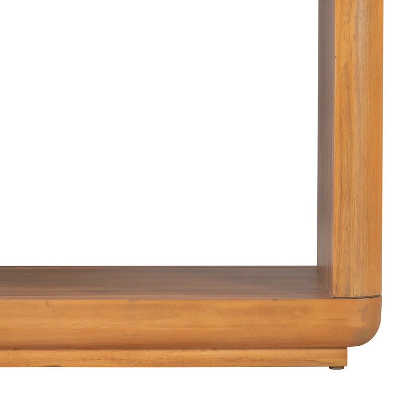 Christopher Knight Home - Tavolino Consolle Minimalista Elegante Mirod con Angoli Curvi e Base a U 15