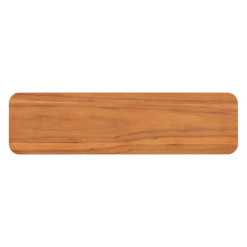 Christopher Knight Home - Tavolino Consolle Minimalista Elegante Mirod con Angoli Curvi e Base a U 18