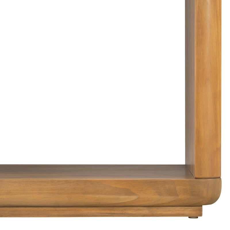 Christopher Knight Home - Tavolino Consolle Minimalista Elegante Mirod con Angoli Curvi e Base a U 23