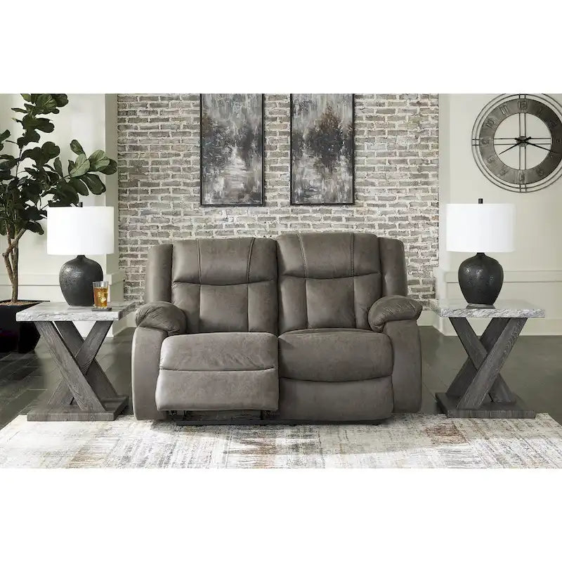 Signature Design by Ashley First Base Gray 3-Piece Upholstery Package - 86W x 40D x 41H 8