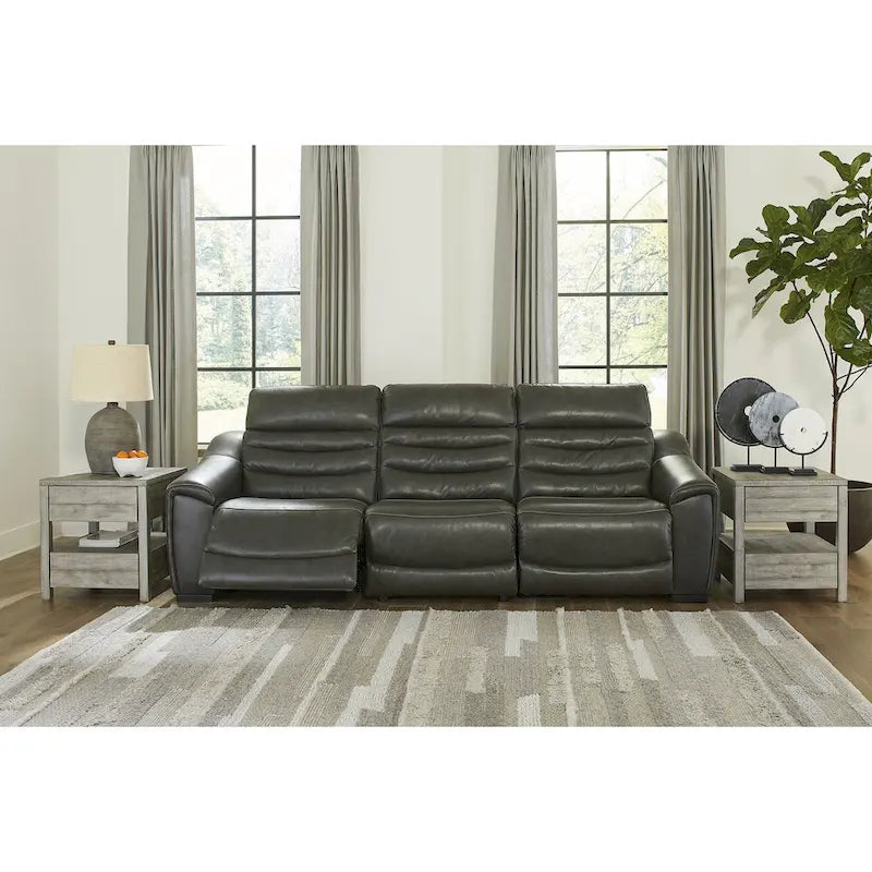 Signature Design by Ashley Center Line 3-Piece Power Reclining Sectional Sofa - 110.5W x 40D x 35H 3
