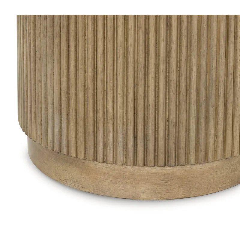 Signature Design by Ashley Camdill Light Brown/White End Table - 18.13 W x 18.13 D x 23.75 H 6
