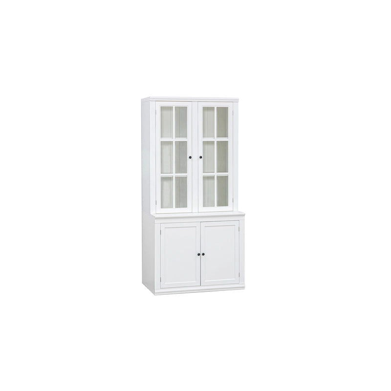 75.25Tall Display Cabinet with Tempered Glass Double Doors, Traditional Style China Cabinet for Living Room, Kitchen, Home 12