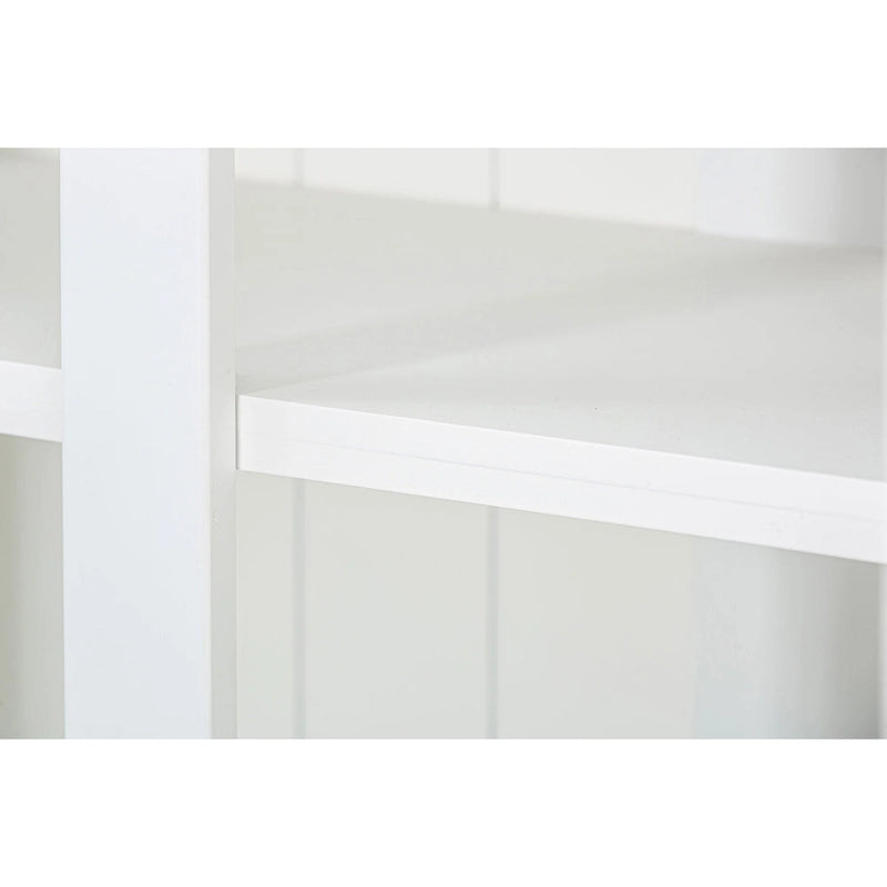 75.25Tall Display Cabinet with Tempered Glass Double Doors, Traditional Style China Cabinet for Living Room, Kitchen, Home 8