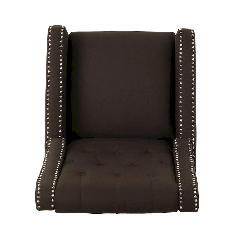 Roomfitters Classic Fabric Push Back Chair, Elegant Recliner for Living Room, Bedroom 14