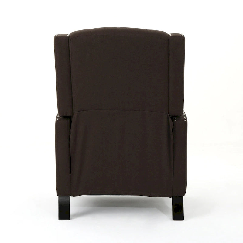Roomfitters Classic Fabric Push Back Chair, Elegant Recliner for Living Room, Bedroom 15