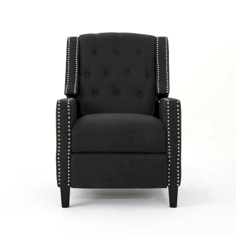 Roomfitters Classic Fabric Push Back Chair, Elegant Recliner for Living Room, Bedroom 19