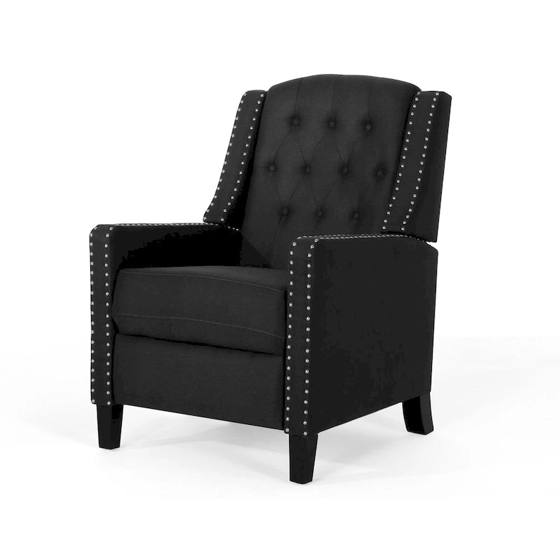 Roomfitters Classic Fabric Push Back Chair, Elegant Recliner for Living Room, Bedroom 24