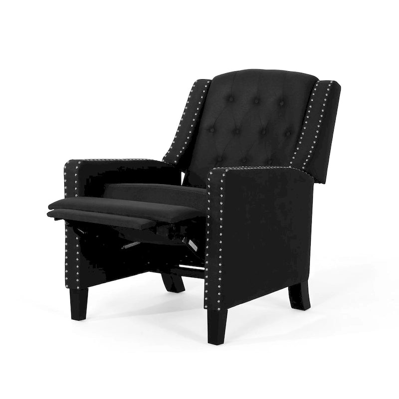 Roomfitters Classic Fabric Push Back Chair, Elegant Recliner for Living Room, Bedroom 26