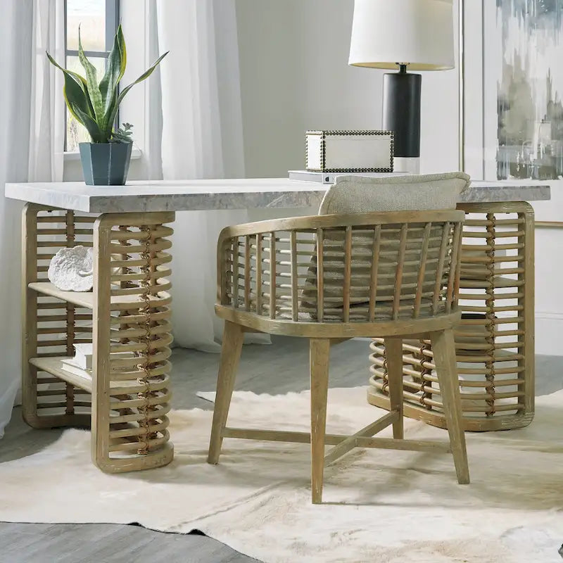 Hooker Furniture Surfrider 60 Wide Modern Beach Coastal Writing Desk