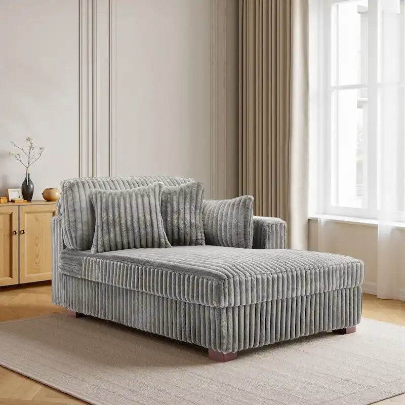 DREAMSIDEA Oversized Right Facing Chaise Lounge Lofa 41