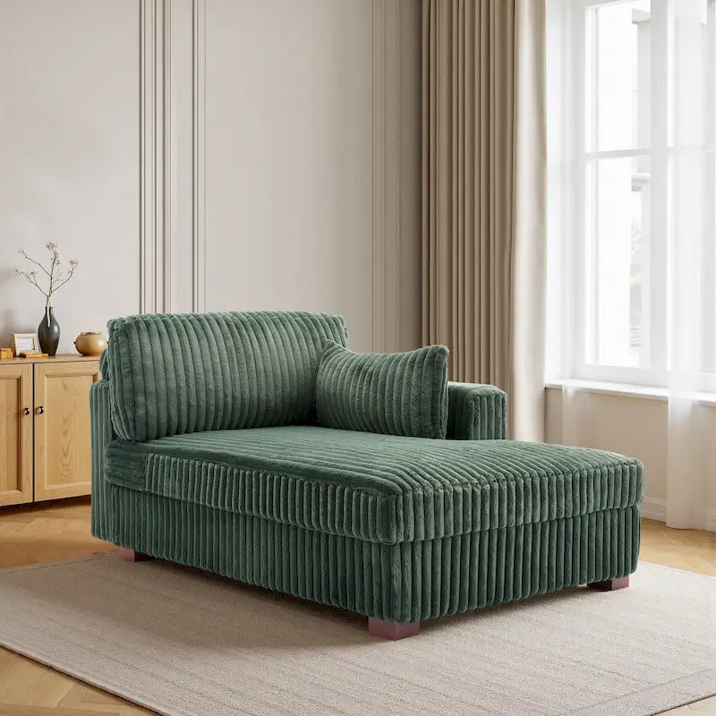 DREAMSIDEA Oversized Right Facing Chaise Lounge Lofa 43