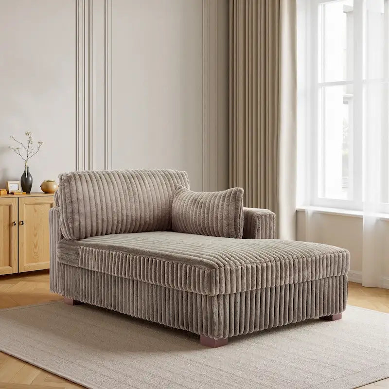 DREAMSIDEA Oversized Right Facing Chaise Lounge Lofa 45
