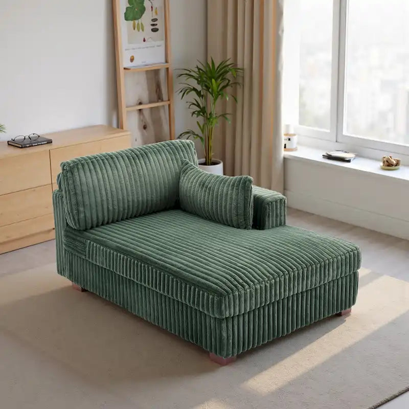 DREAMSIDEA Oversized Right Facing Chaise Lounge Lofa 7