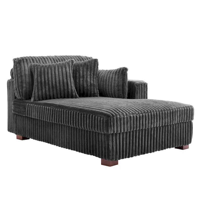 DREAMSIDEA Oversized Right Facing Chaise Lounge Lofa 21