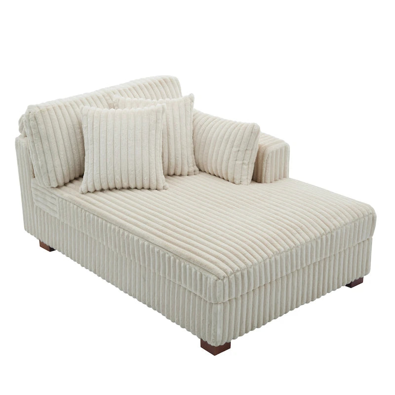 DREAMSIDEA Oversized Right Facing Chaise Lounge Lofa 26