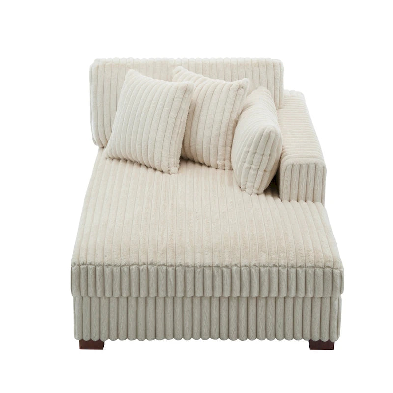 DREAMSIDEA Oversized Right Facing Chaise Lounge Lofa 27