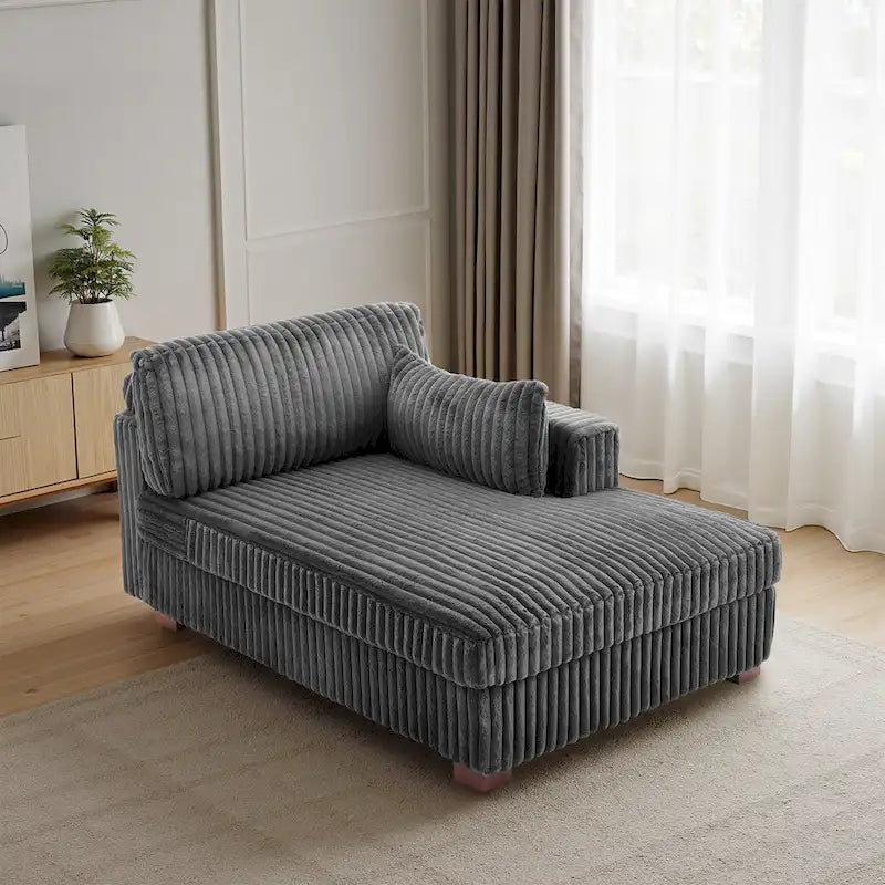DREAMSIDEA Oversized Right Facing Chaise Lounge Lofa 30