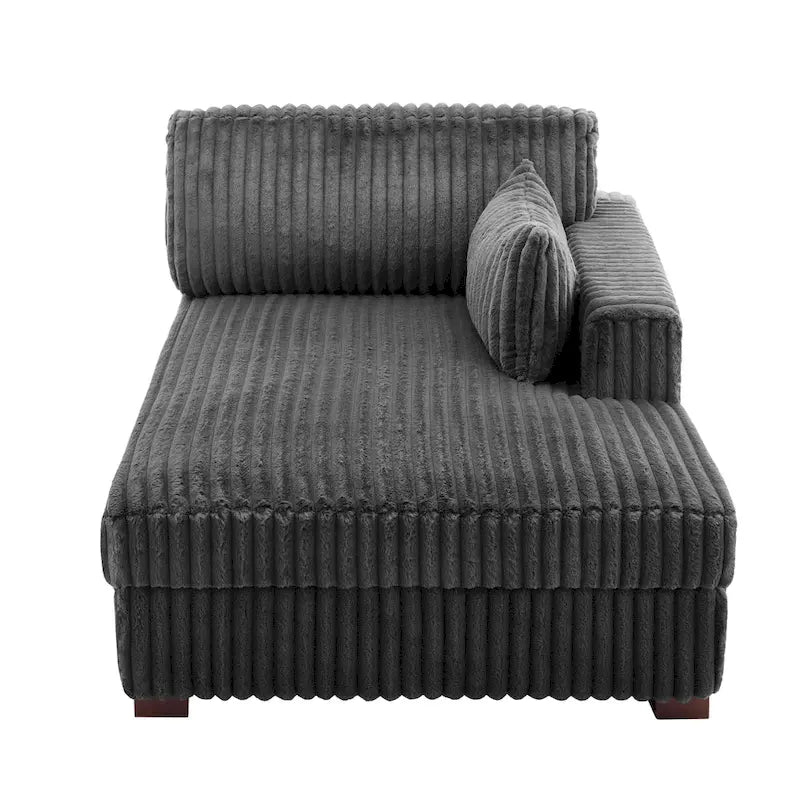 DREAMSIDEA Oversized Right Facing Chaise Lounge Lofa 31