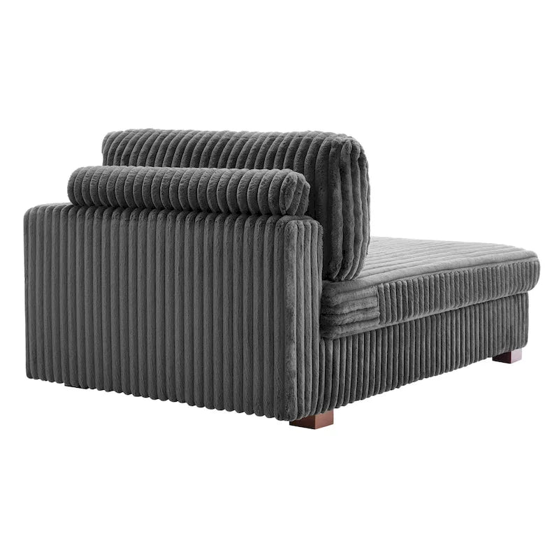 DREAMSIDEA Oversized Right Facing Chaise Lounge Lofa 33