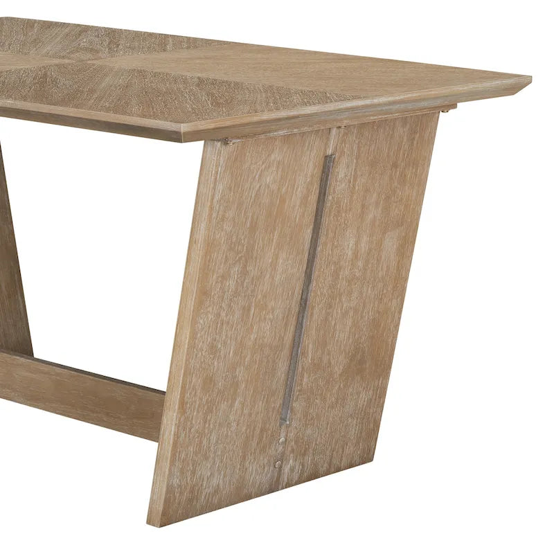 6 Pcs Dining Table Set, Wood Dining Kitchen Table and Chairs Set with Rectangular Table, 4 Upholstered Chairs and 1 Bench 32