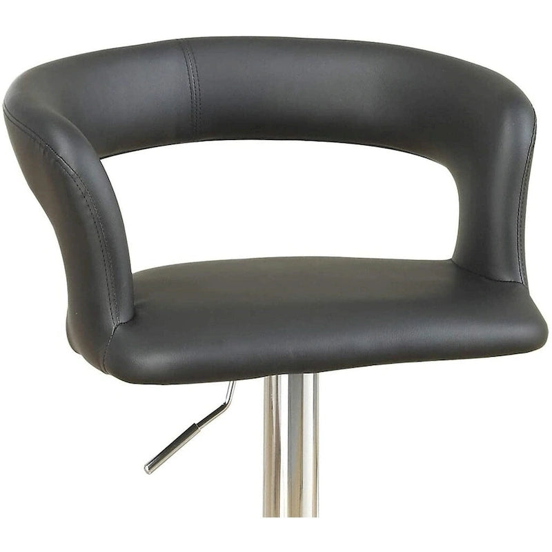 Counter Height Bar Stool Set of 2, Adjustable Swivel Bar Stool with Hollow Back, Kitchen Island Stools with Armrests 6