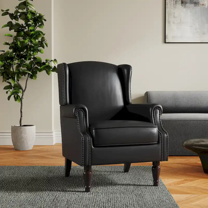 Patterned Upholstered Accent Chair for Living Room 43