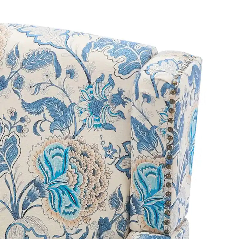Patterned Upholstered Accent Chair for Living Room 14