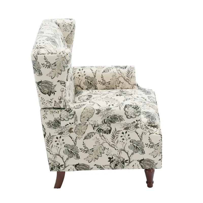 Patterned Upholstered Accent Chair for Living Room 29