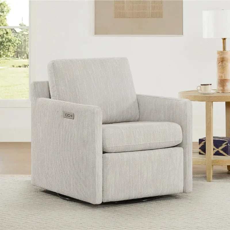 Nora Electric Power Swivel Chair with Footrest Recline 5