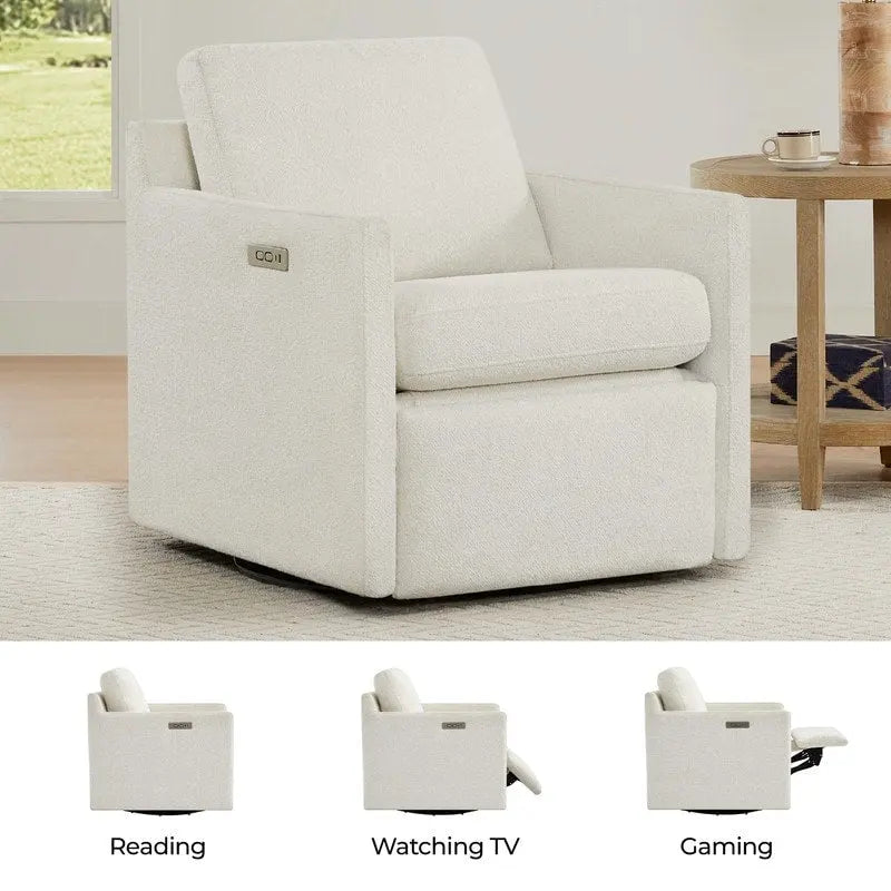 Nora Electric Power Swivel Chair with Footrest Recline 25
