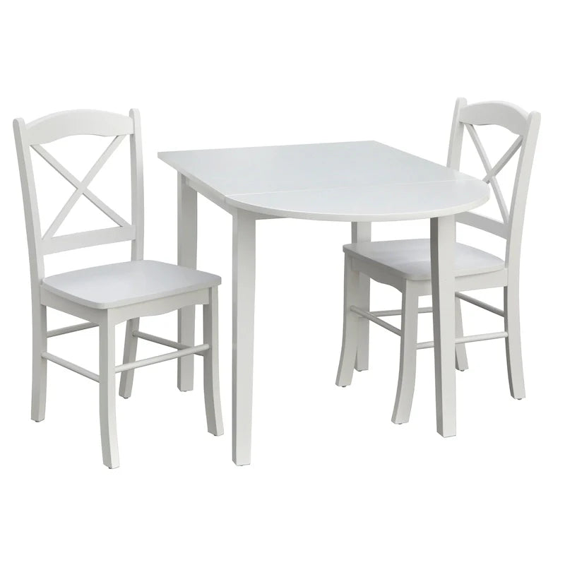 Simple Living Country Cottage Drop Leaf 3-piece Dining Set 23