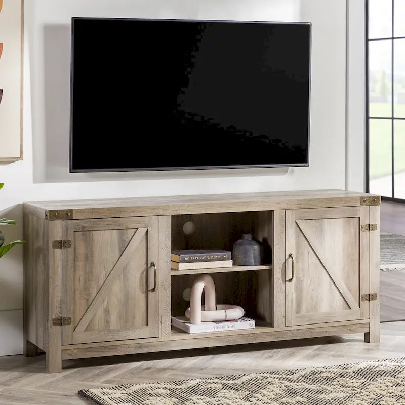 Middlebrook Firebranch 58-inch Barn Door TV Stand 29