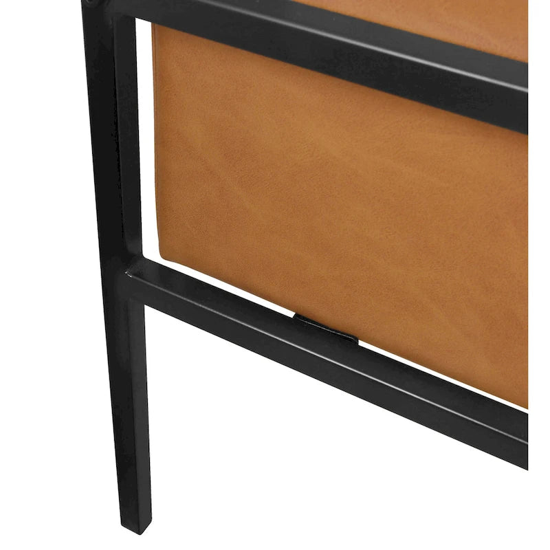 HomePop Modern Upholstered Club Chair w/Metal Frame 11