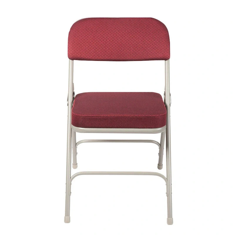 Hampden Furnishings Bernadine Collection Deluxe Fabric Padded Folding Chair, Pack of 2 11
