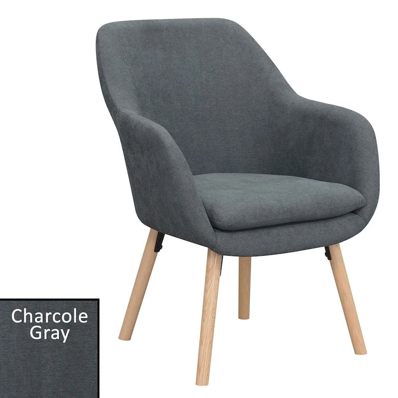 Convenience Concepts Take a Seat Charlotte Poltrona Accento Imbottita con Schienale Alto 21