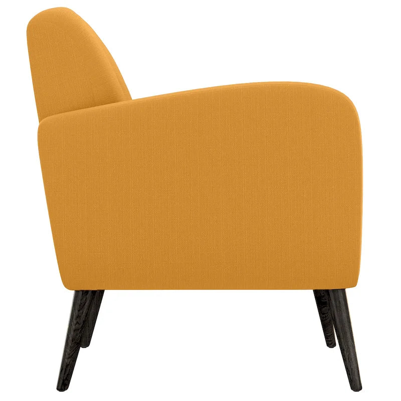Carson Carrington Keflavik Mustard Yellow Mid-century Accent Chair 6