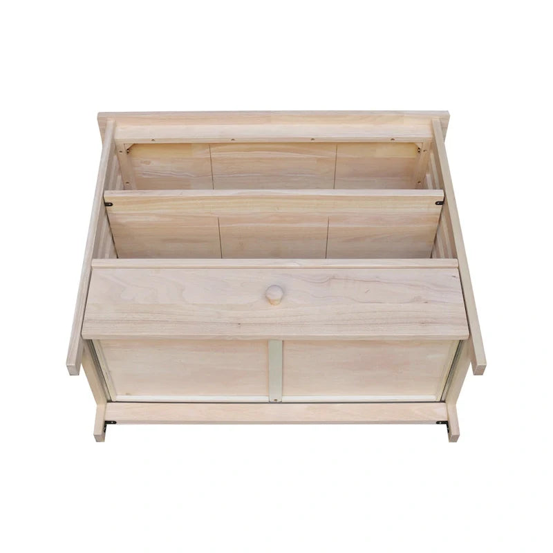 Solid Hardwood Mission Corner TV Stand 37